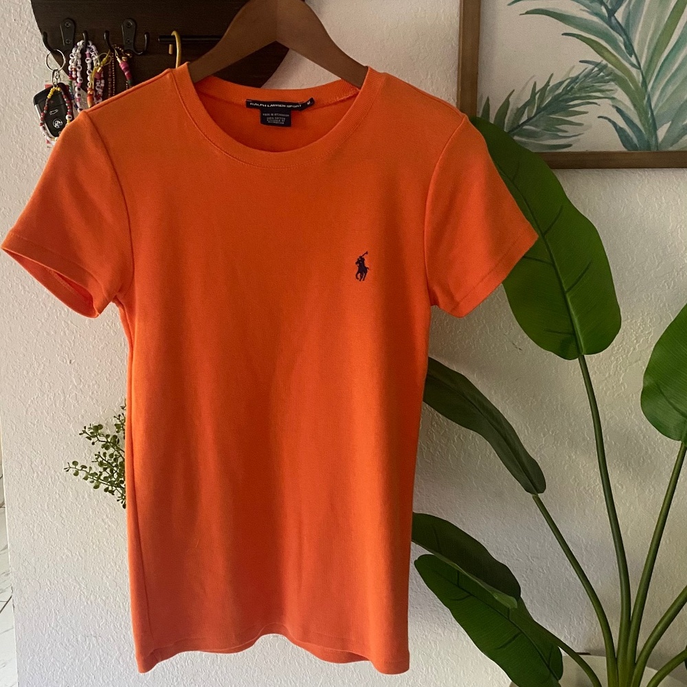 RALPH LAUREN - Women’s short sleeve t-shirt EUC